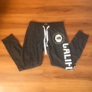Gray California joggers